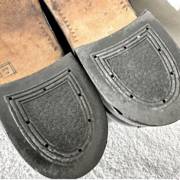 Vintage The Shoe People Brown Leather Wingtip Oxford Brogues Dress Shoes - Picture 11 of 15